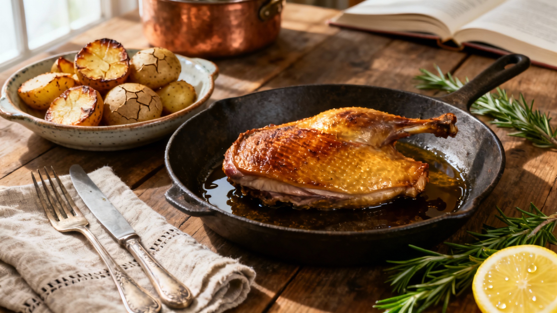 Accompagnements idéaux pour magret de canard et pommes de terre