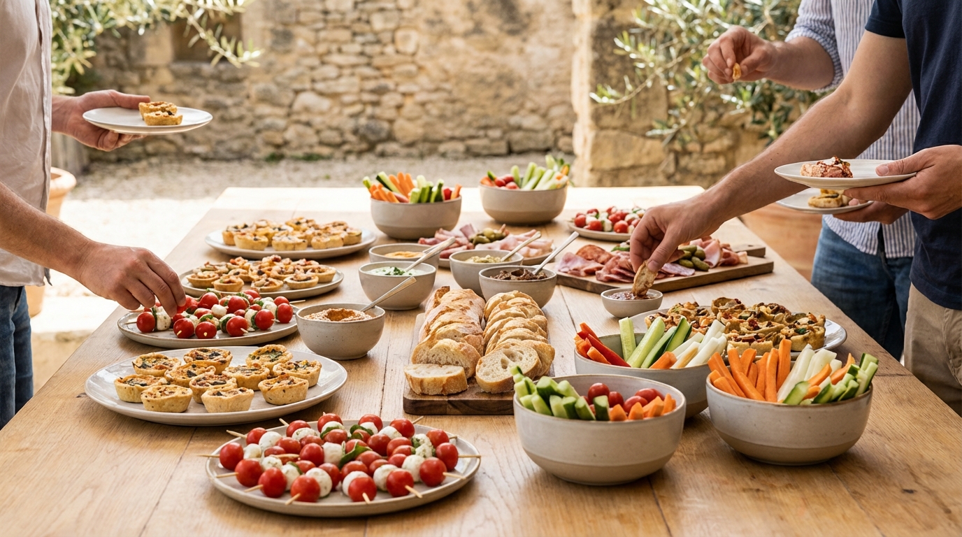 Apéritif dînatoire froid : 15 recettes faciles et délicieuses