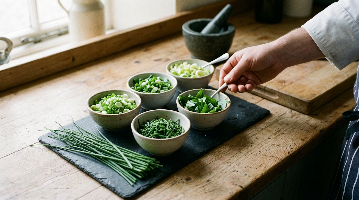 Comment remplacer la ciboulette en cuisine : 5 alternatives