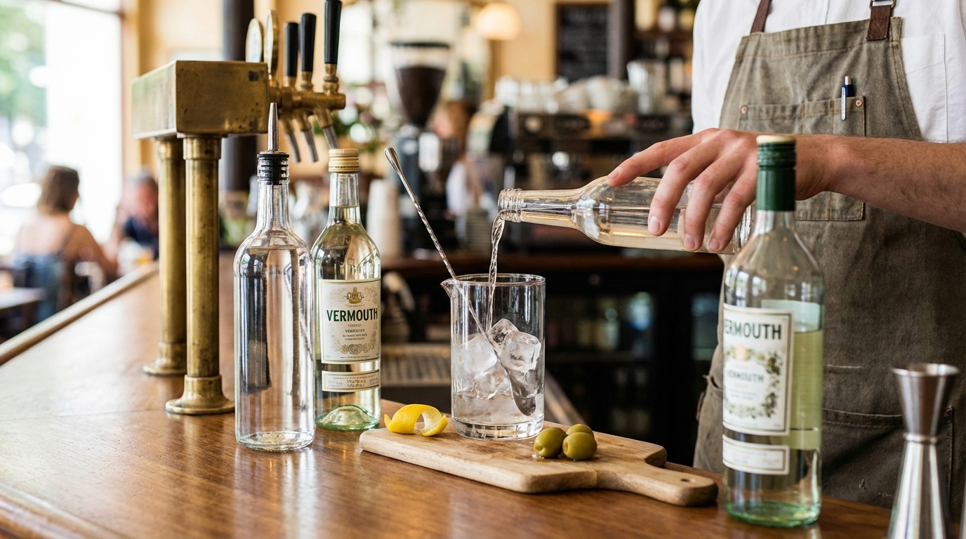 Comprendre la composition du martini blanc en détail