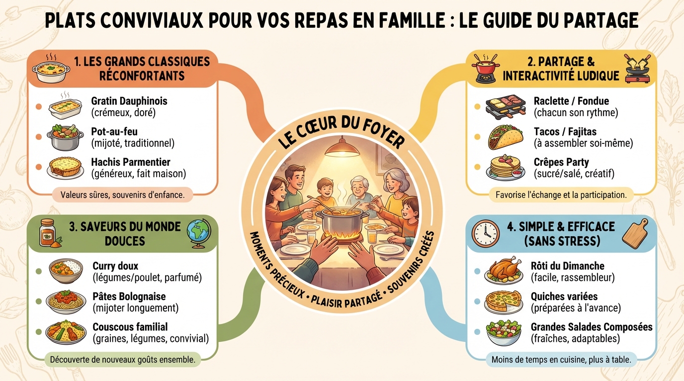 Pourquoi choisir des plats conviviaux ?