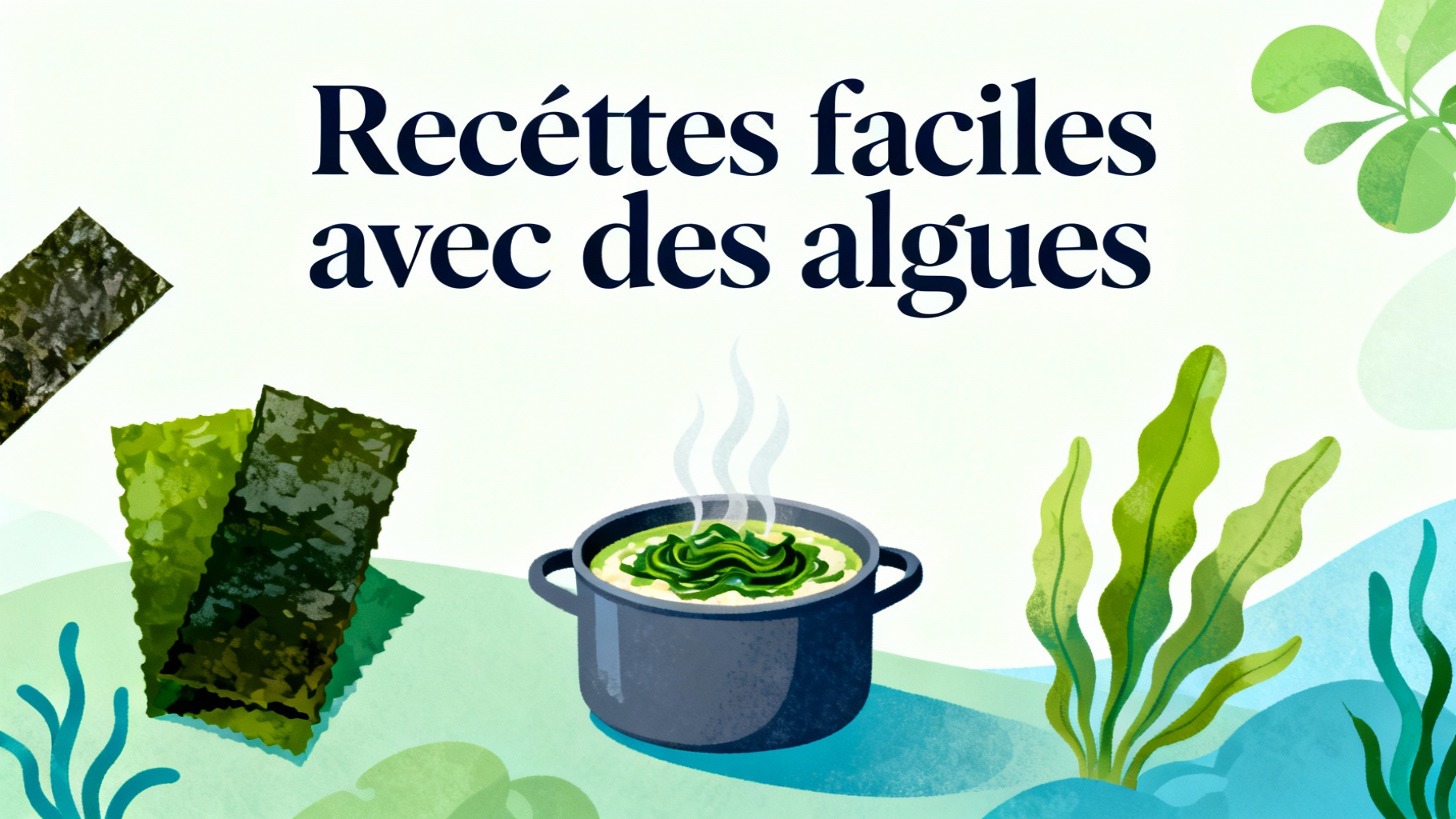 Recettes faciles avec des algues