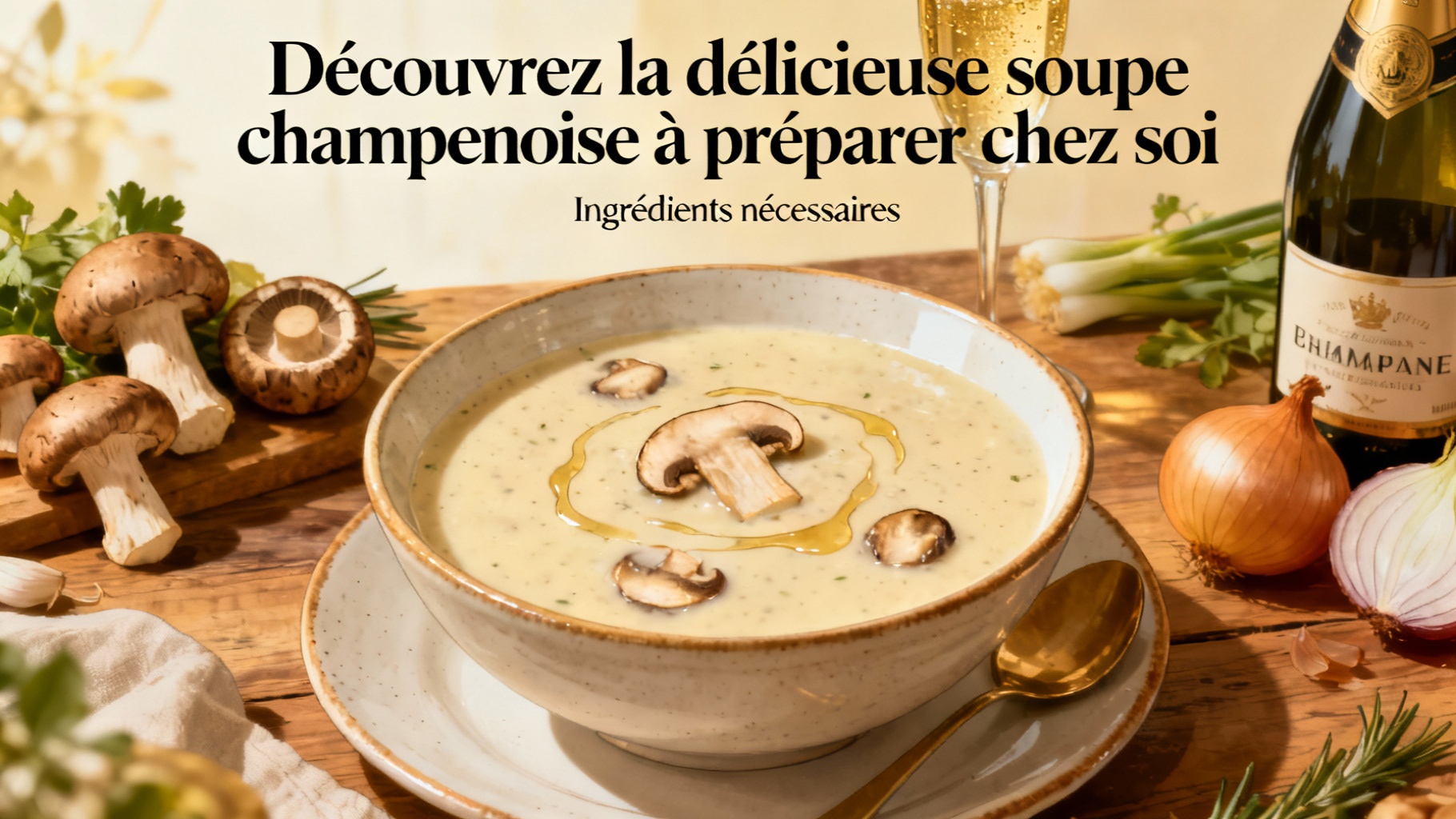 Découvrez la délicieuse soupe champenoise à préparer chez soi 1 Ingrédients nécessaires
