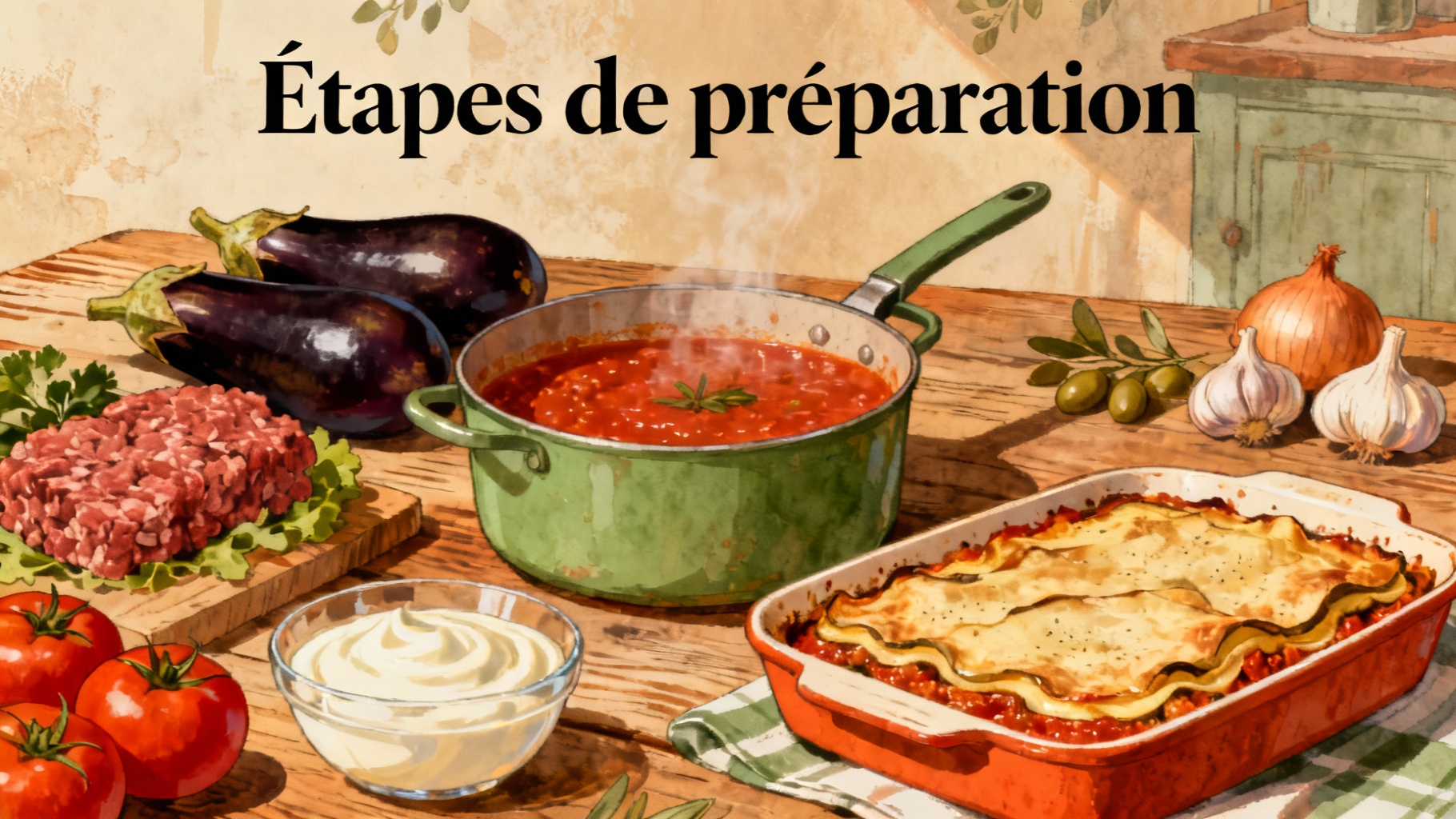 Étapes de préparation