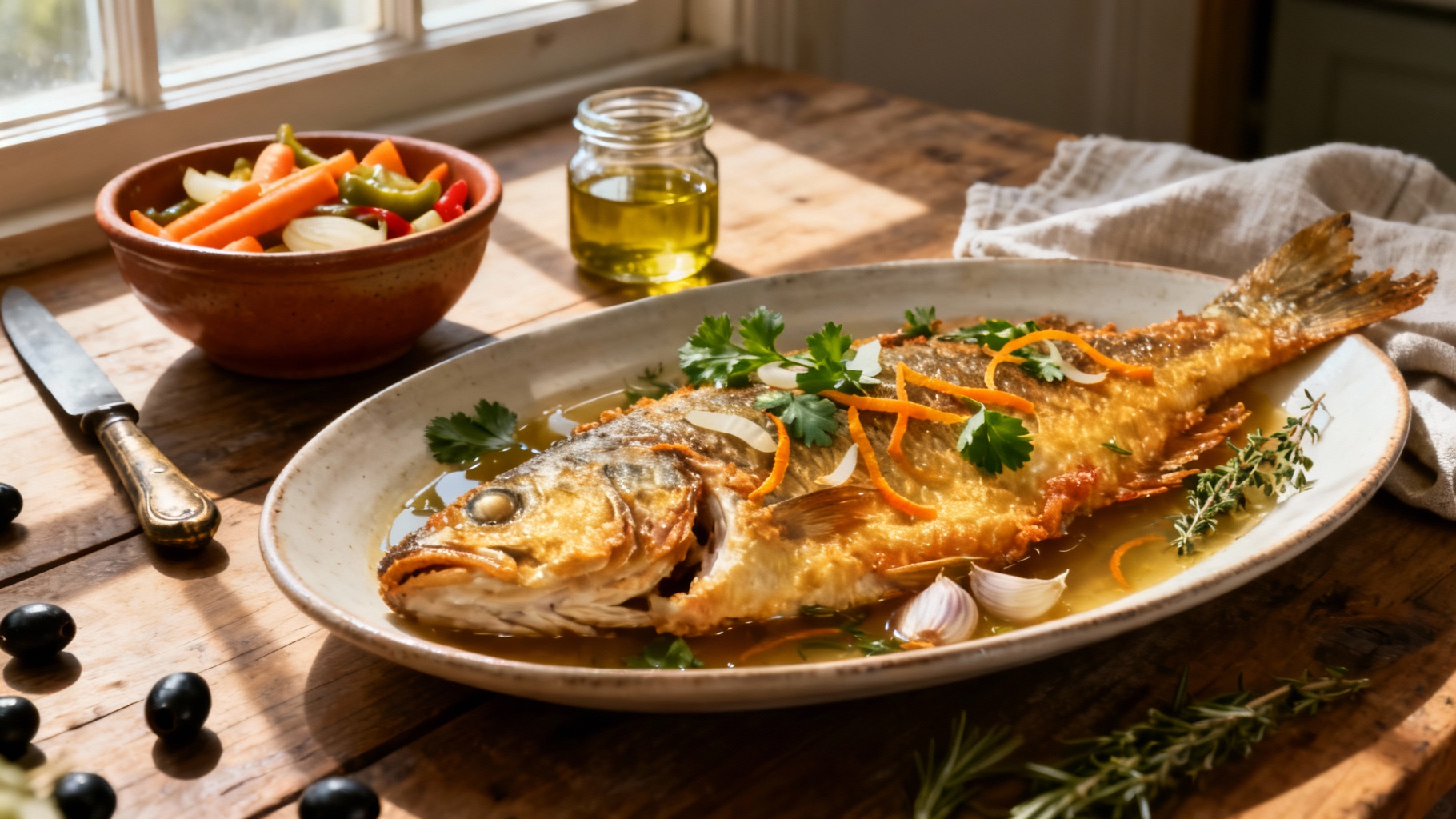 Découvrez la recette de lotte en escabèche délicieuse