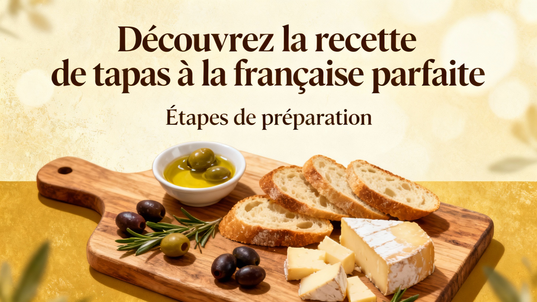 Découvrez la recette de tapas à la française parfaite 1 Étapes de préparation