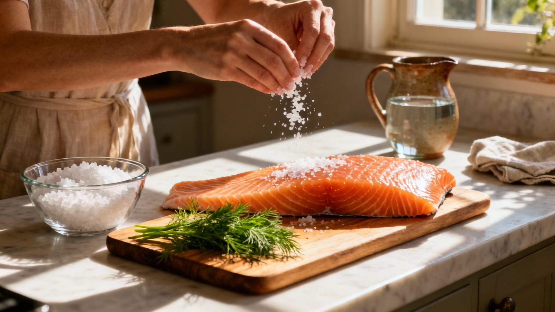 Découvrez la recette du saumon salé à la maison