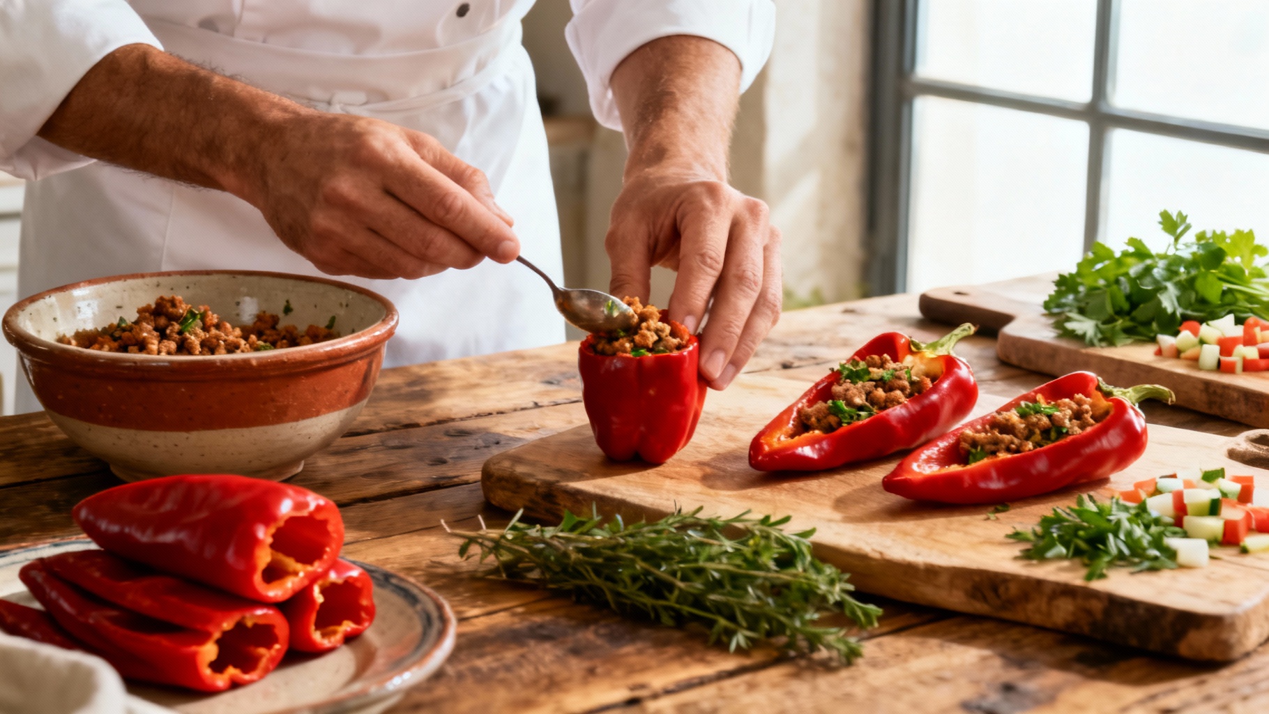 Découvrez la recette parfaite de piquillos farcis