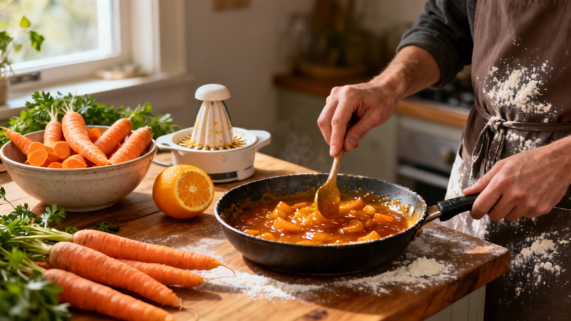 Découvrez la recette parfaite des carottes à l'orange