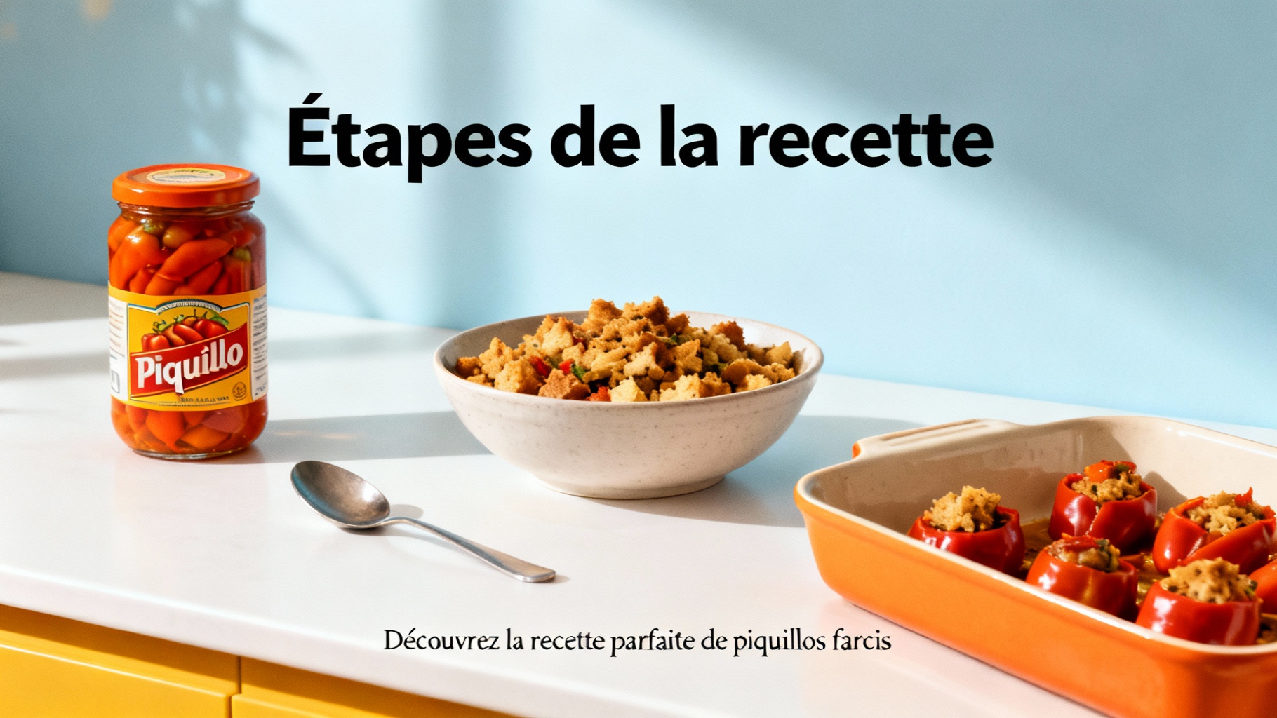 Découvrez la recette parfaite de piquillos farcis 1 Étapes de la recette