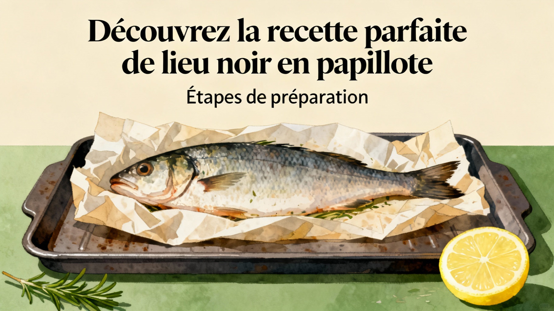 Découvrez la recette parfaite de lieu noir en papillote 1 Étapes de préparation