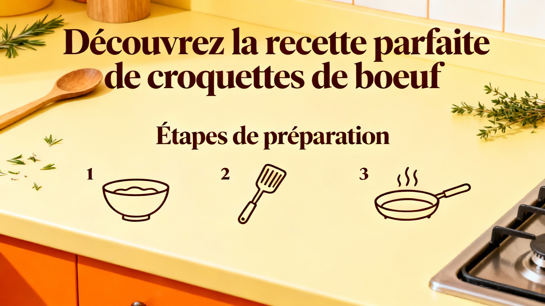 Découvrez la recette parfaite de croquettes de boeuf 1 Étapes de préparation