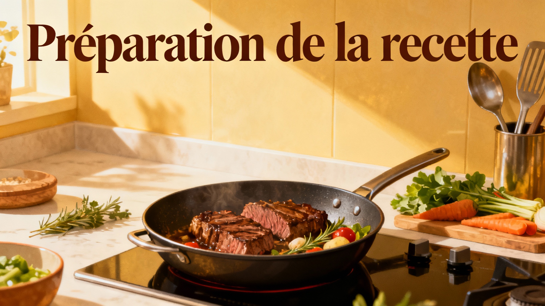 Préparation de la recette