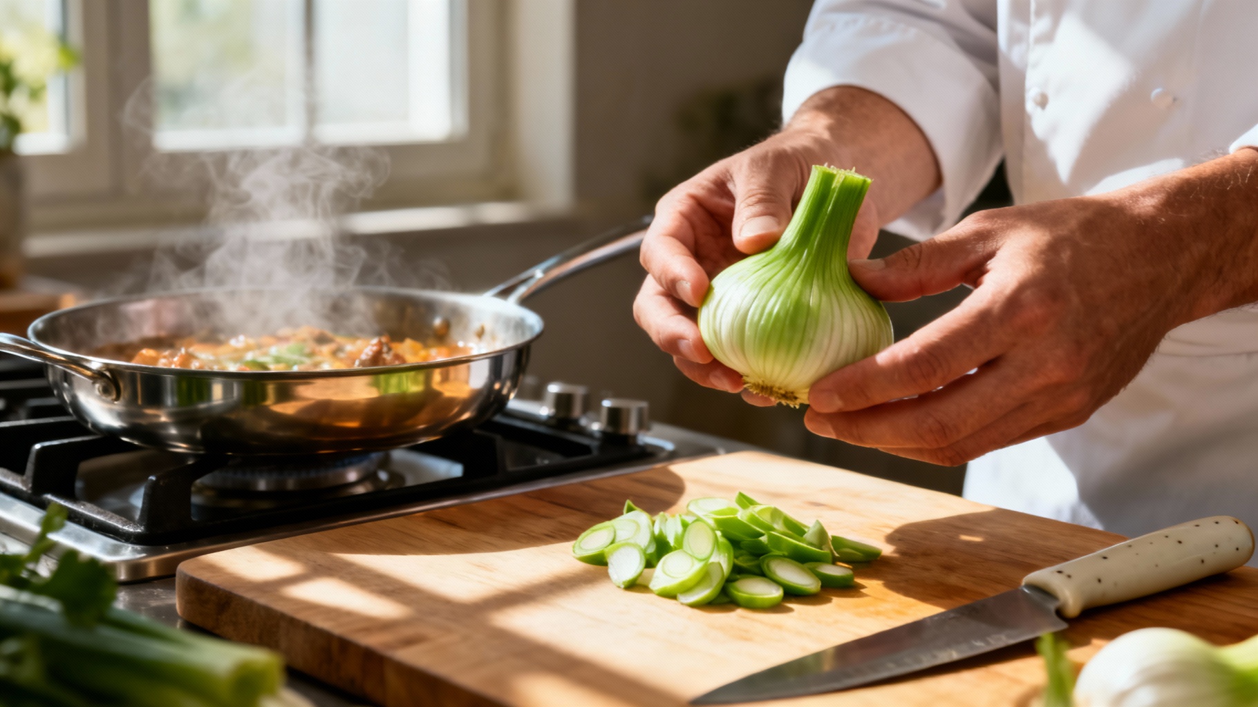 Découvrez les bienfaits de l'ail vert en cuisine