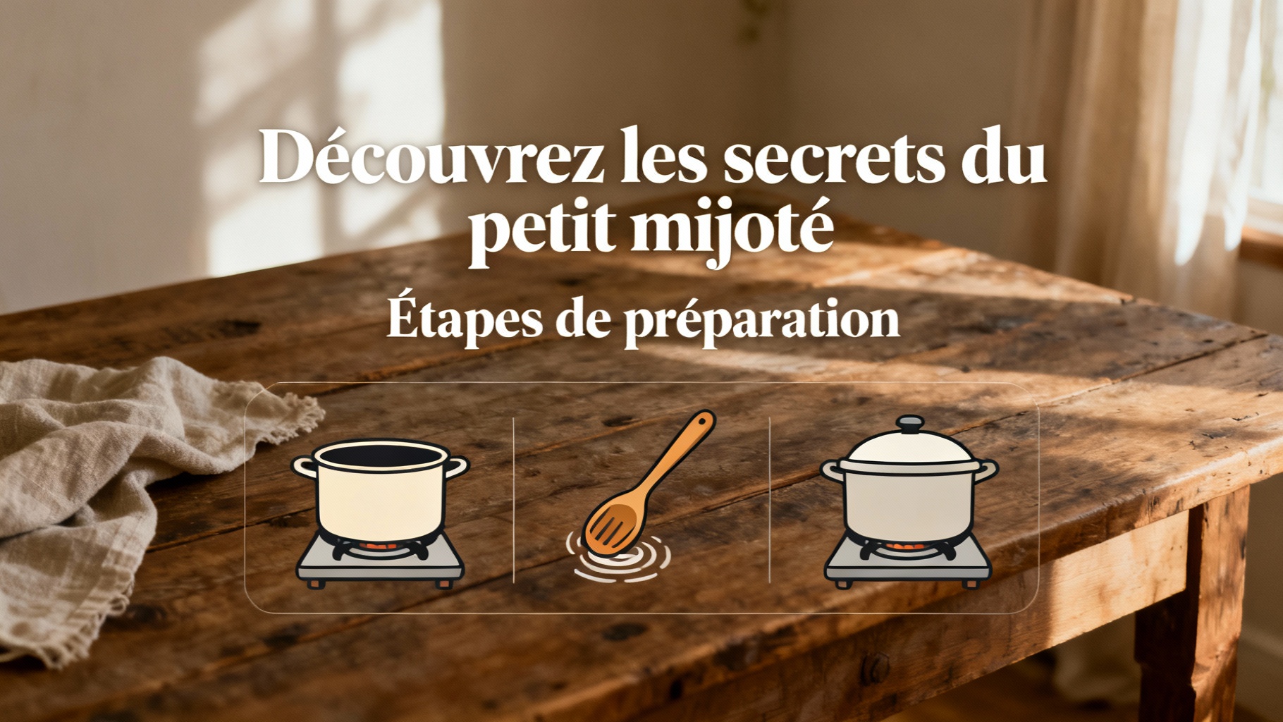 Étapes de préparation