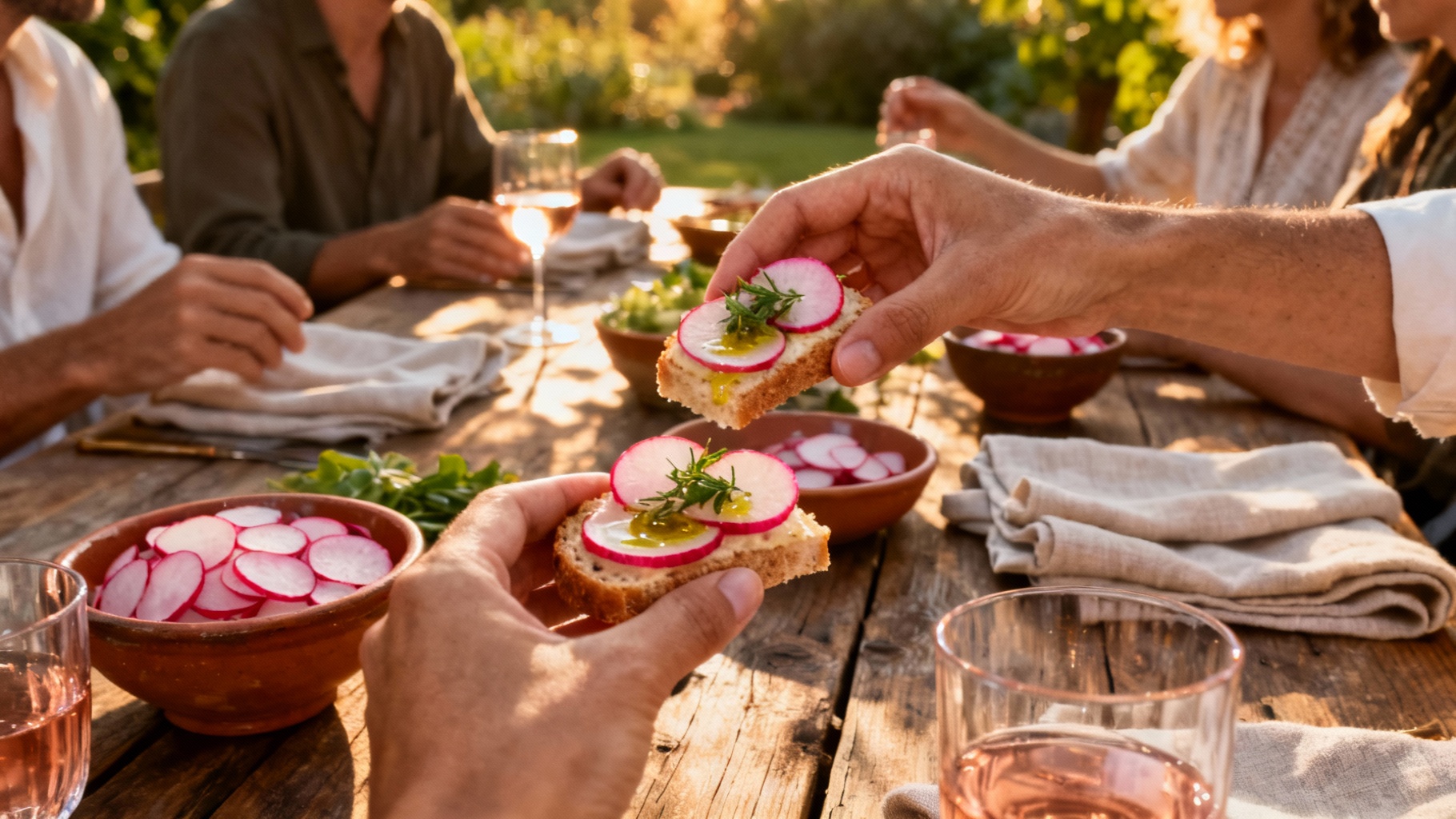 Idées de présentation radis apéro à couper le souffle