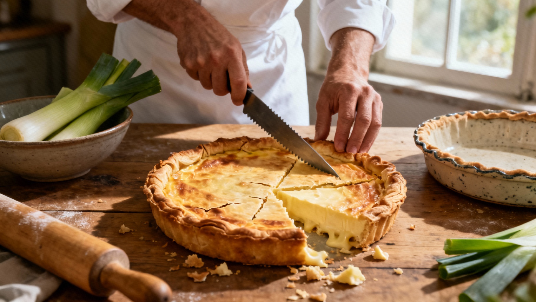 La délicieuse recette de flamiche au maroilles