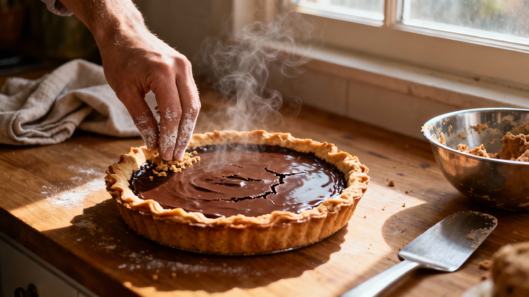 La délicieuse tarte sablée chocolat à réaliser chez soi