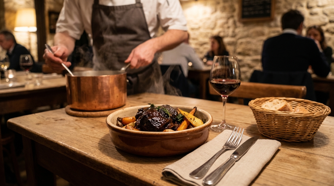 La joue de boeuf confite 7 heures, un délice à découvrir