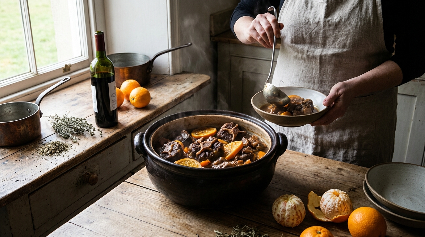 La meilleure recette de queue de boeuf à l'orange