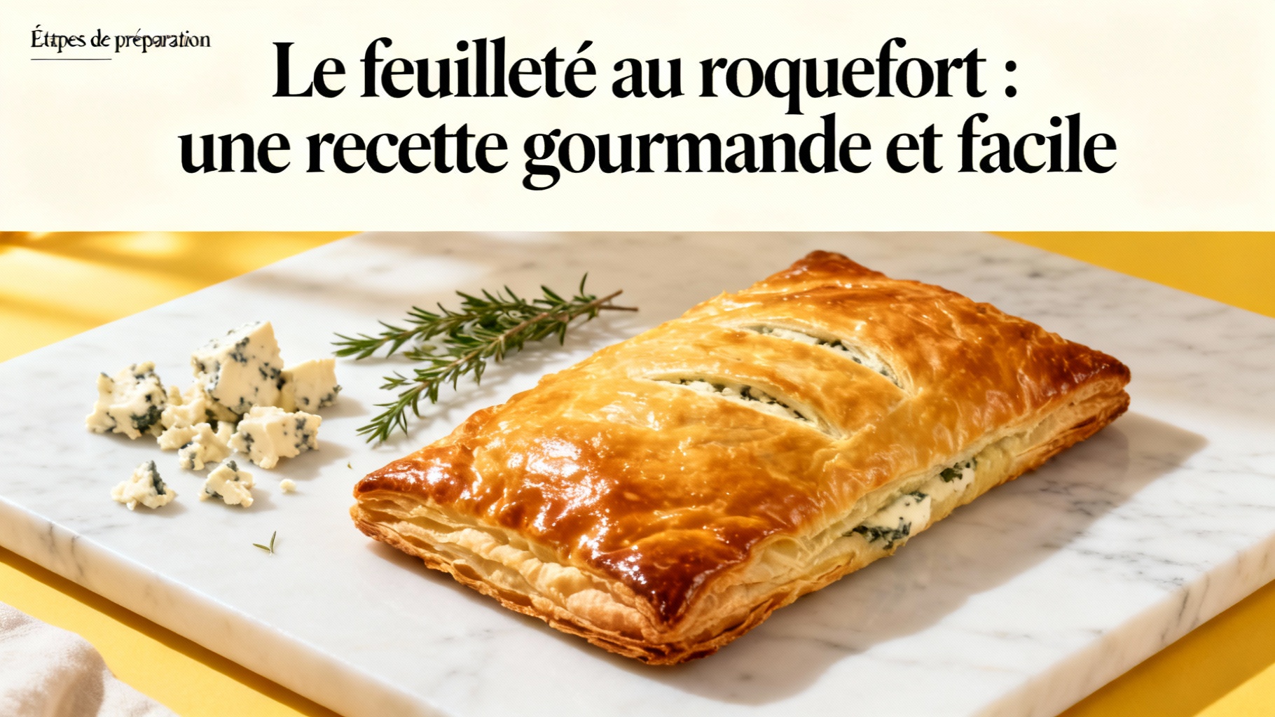 Le feuilleté au roquefort : une recette gourmande et facile 1 Étapes de préparation