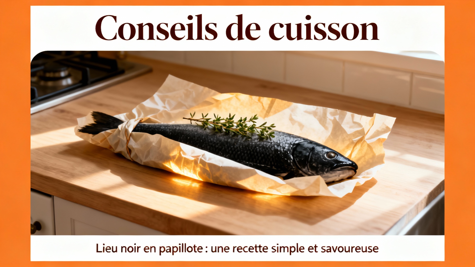 Lieu noir en papillote : une recette simple et savoureuse 1 Conseils de cuisson