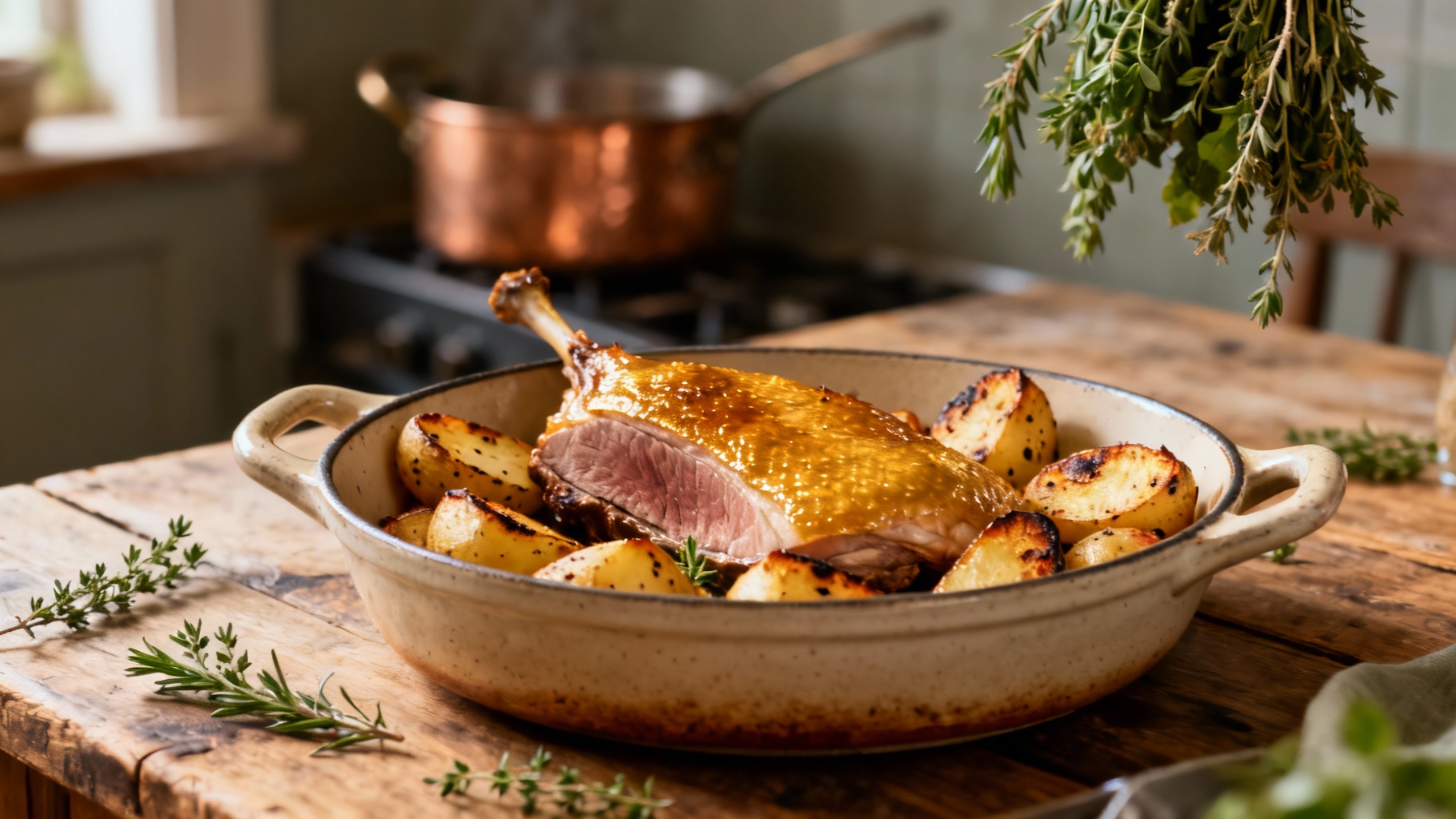 Magret en cocotte aux pommes de terre : la recette parfaite