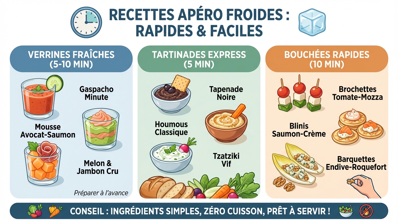 Recettes apéro faciles et rapides à préparer froid 1 Top 5 des recettes apéro faciles et rapides