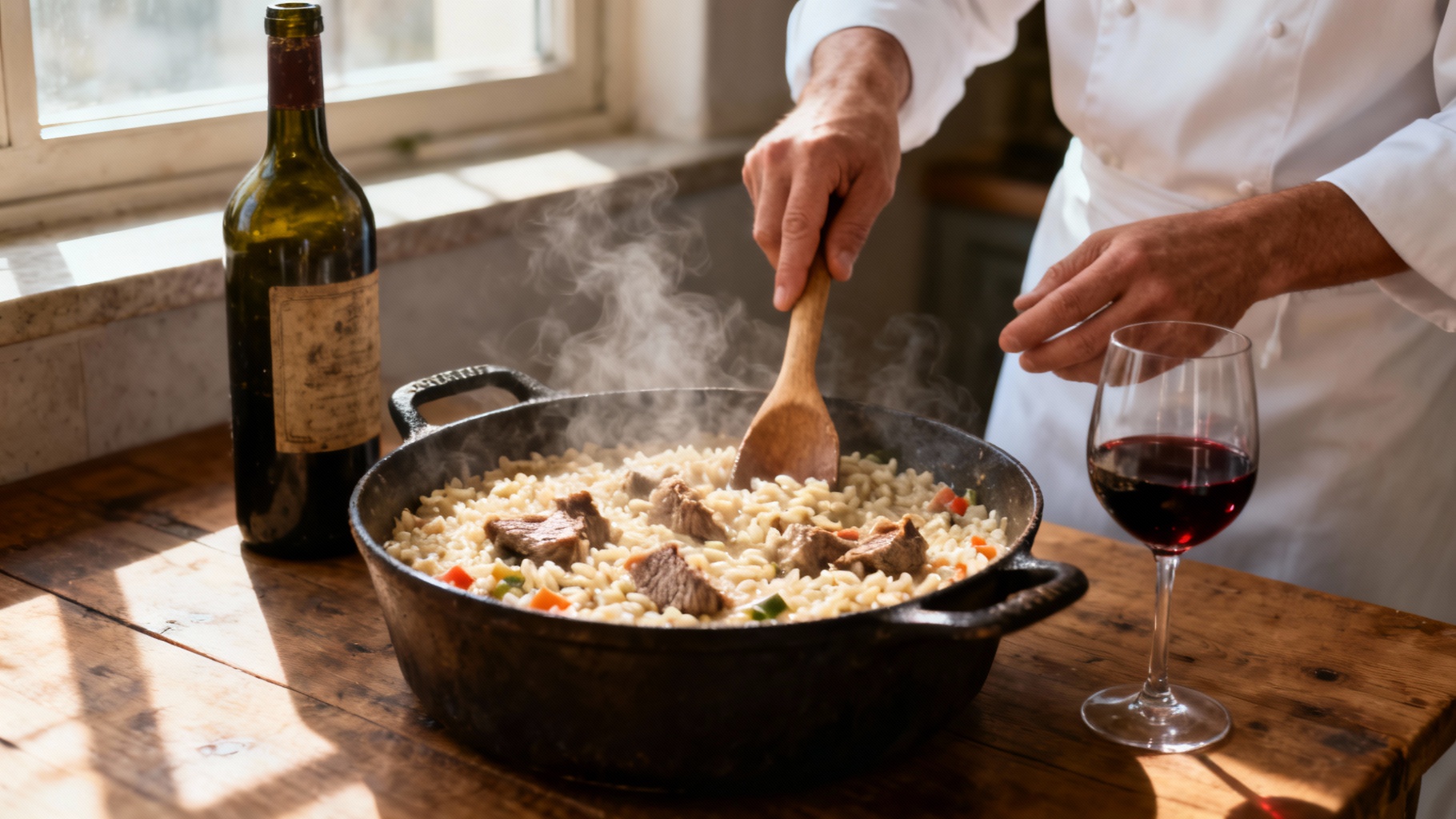 Savourez un délicieux risotto de veau maison