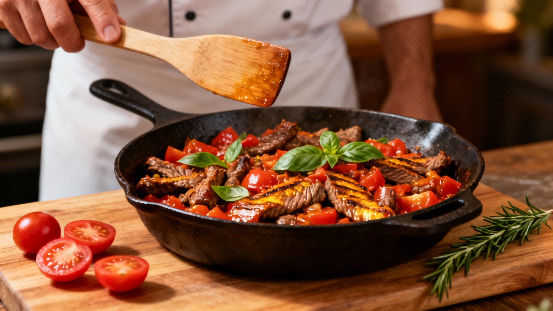 Savourez un sauté de boeuf à la tomate irrésistible