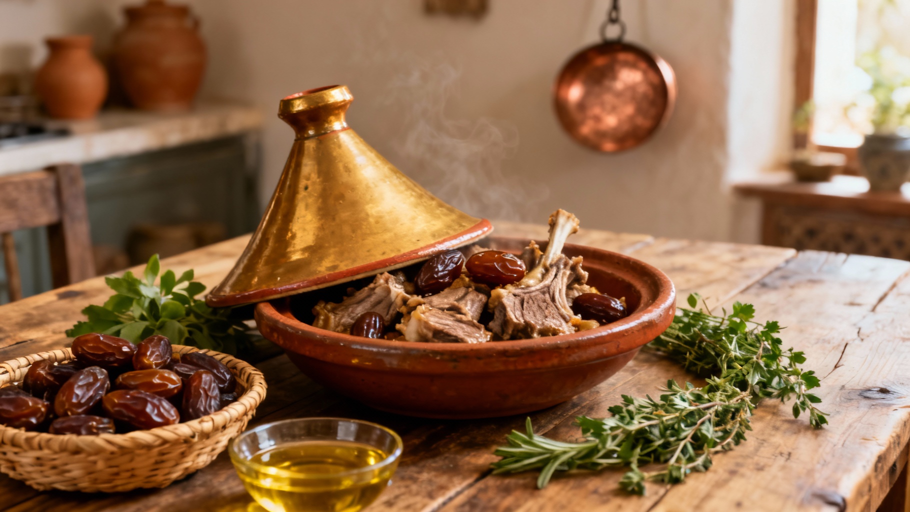 Tajine d'agneau aux dattes : une recette savoureuse