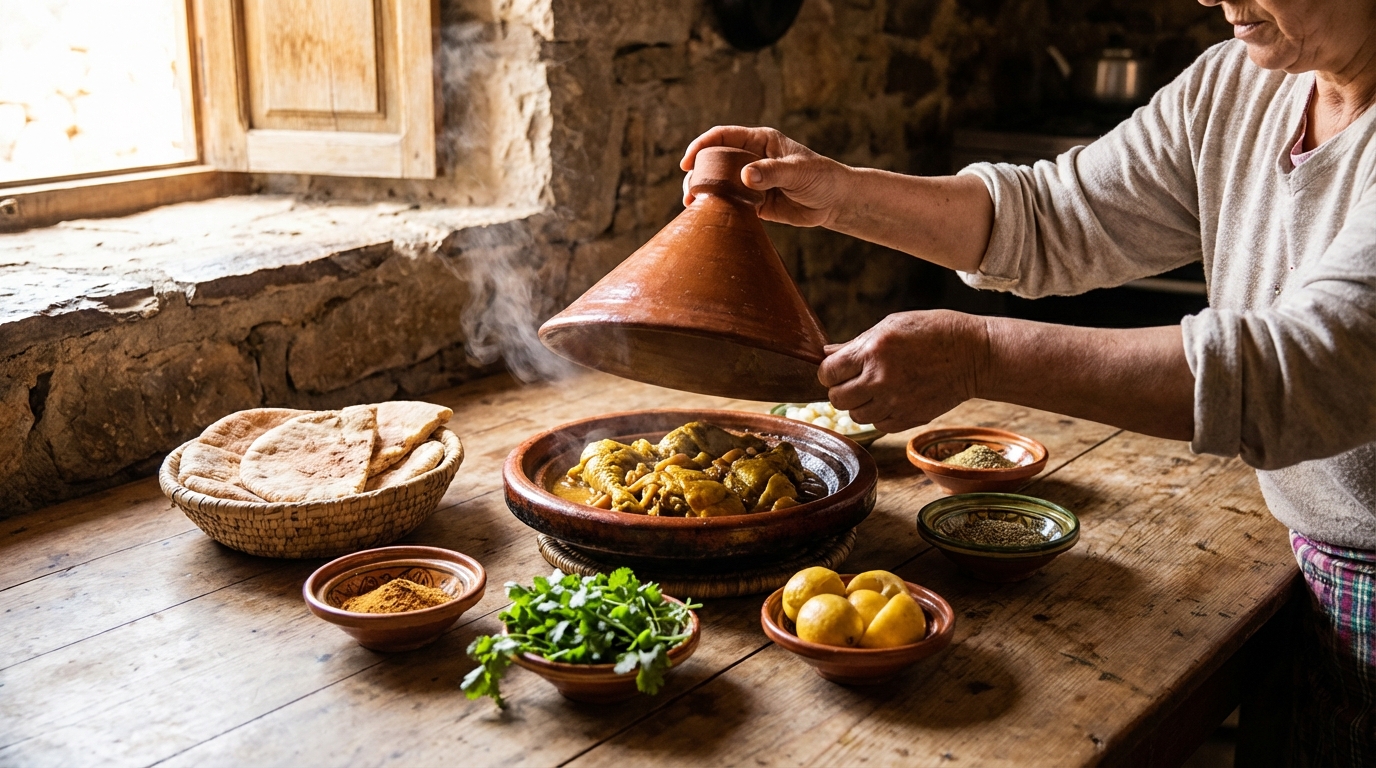 Tajine de poulet : la recette facile et savoureuse