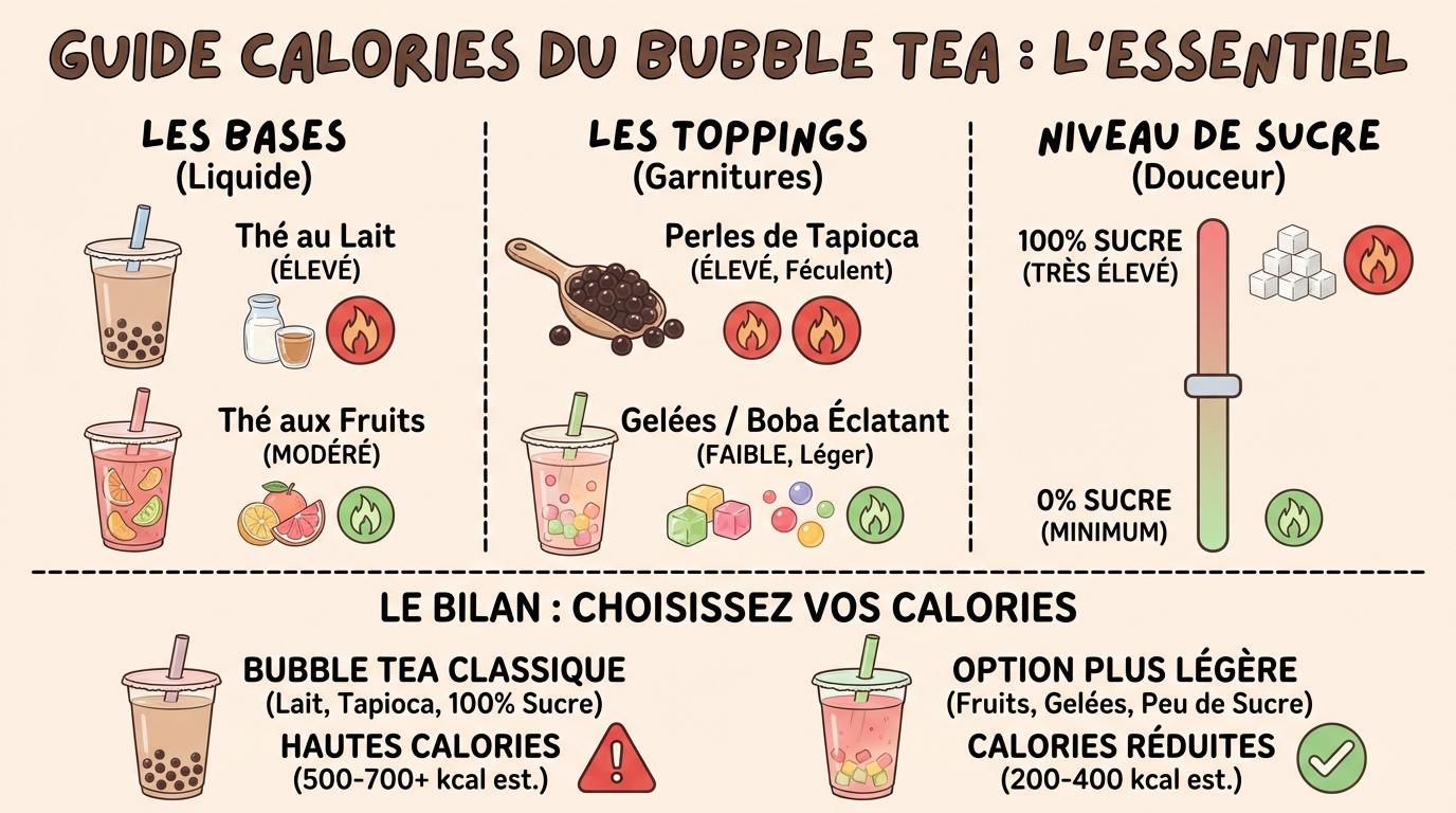 Analyse calorique du bubble tea