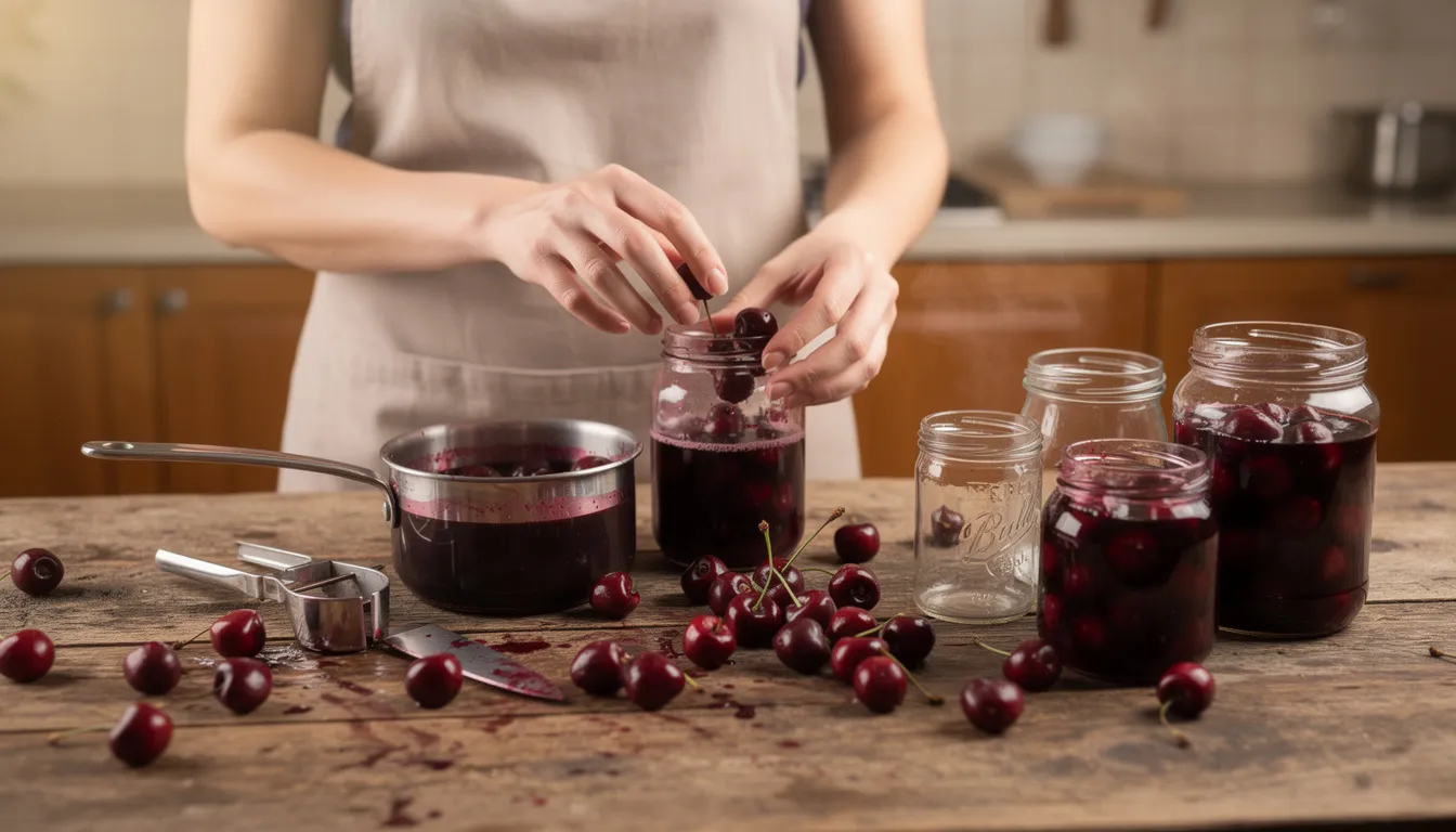 Comment préparer des cerises amarena maison facilement