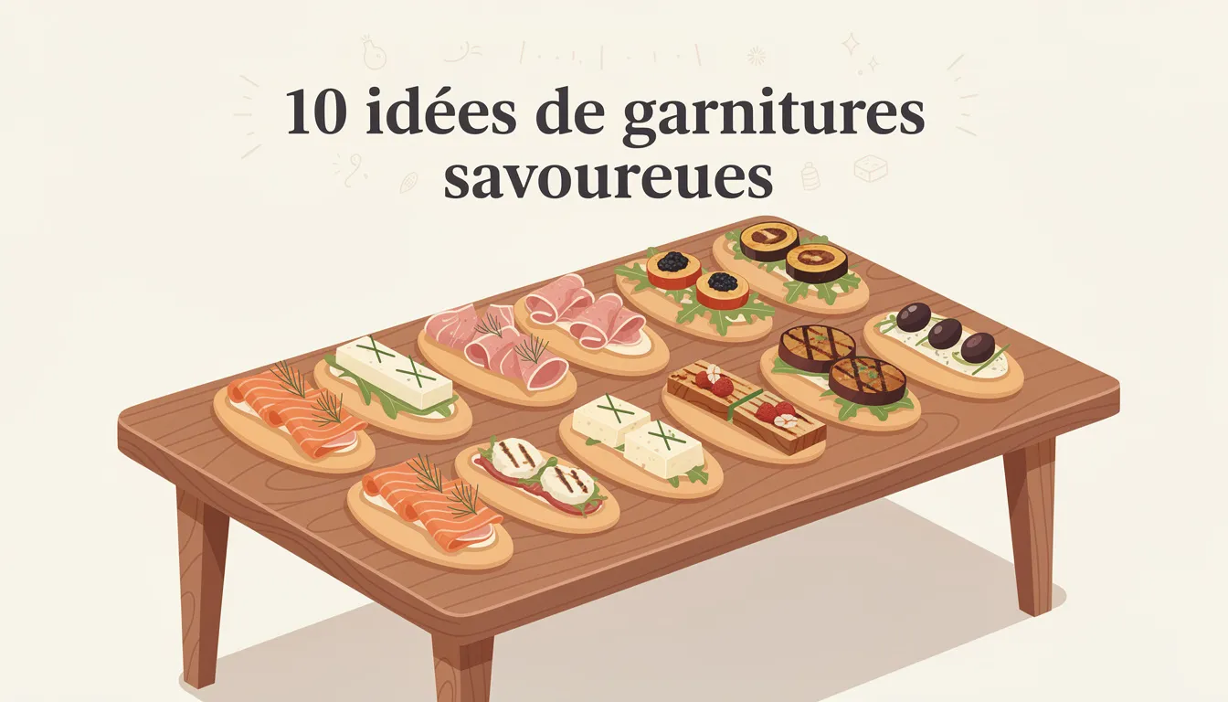 10 idées de garnitures savoureuses