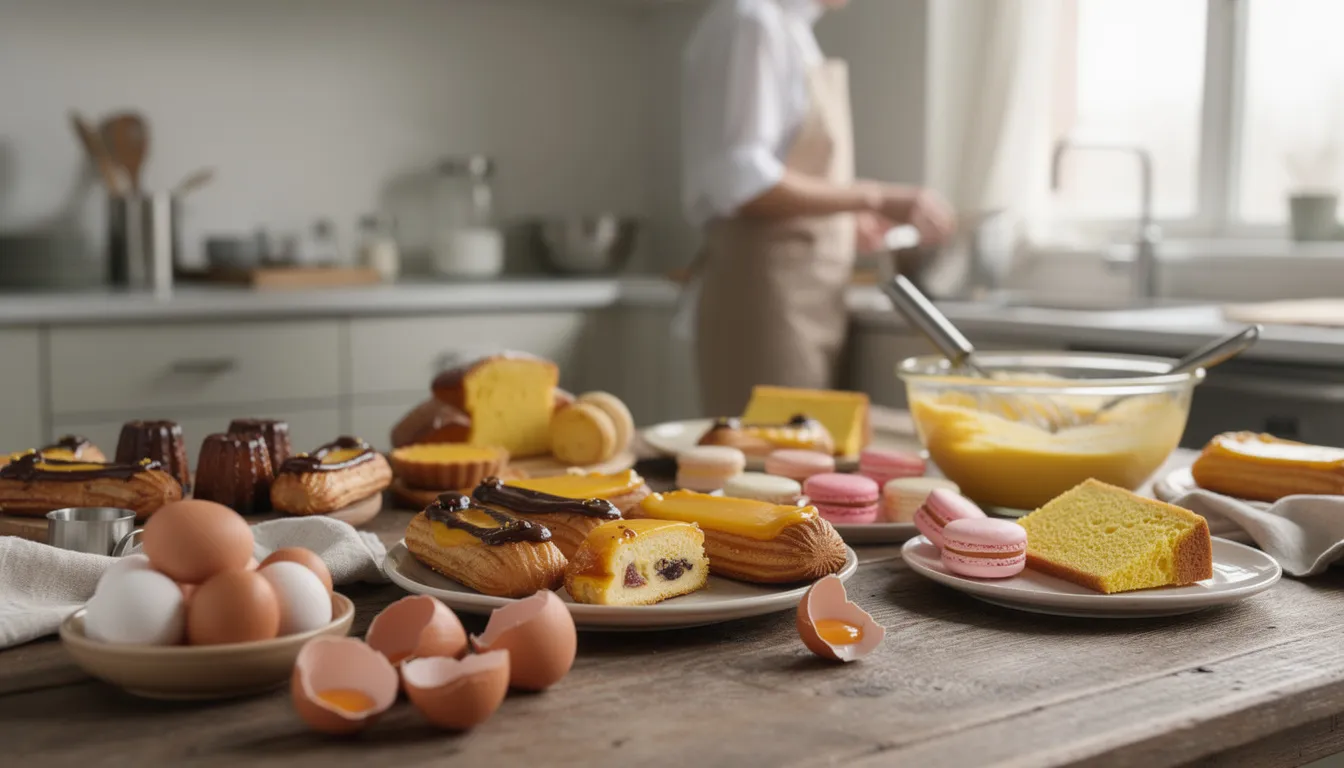 Les meilleures pâtisseries avec beaucoup d’œufs à essayer