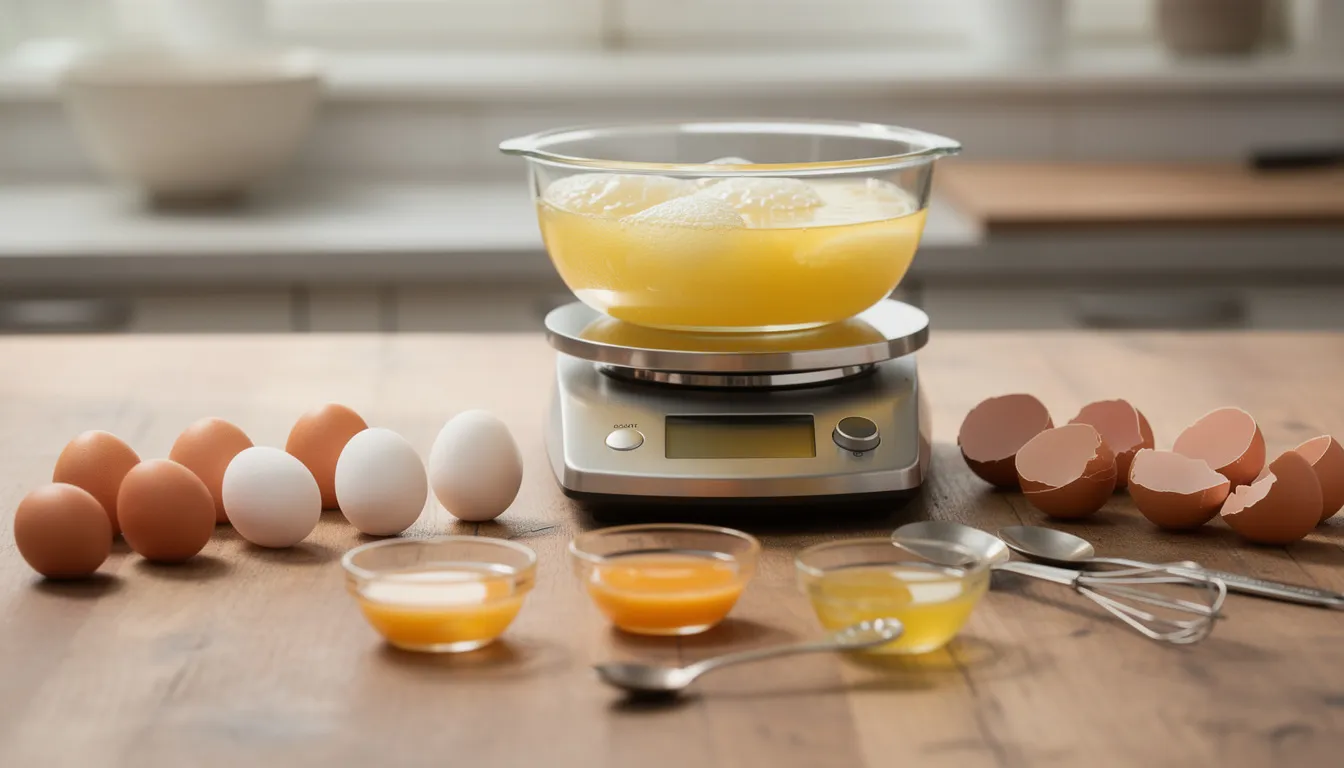 Quel est le poids des blancs d’œufs selon leur taille ?