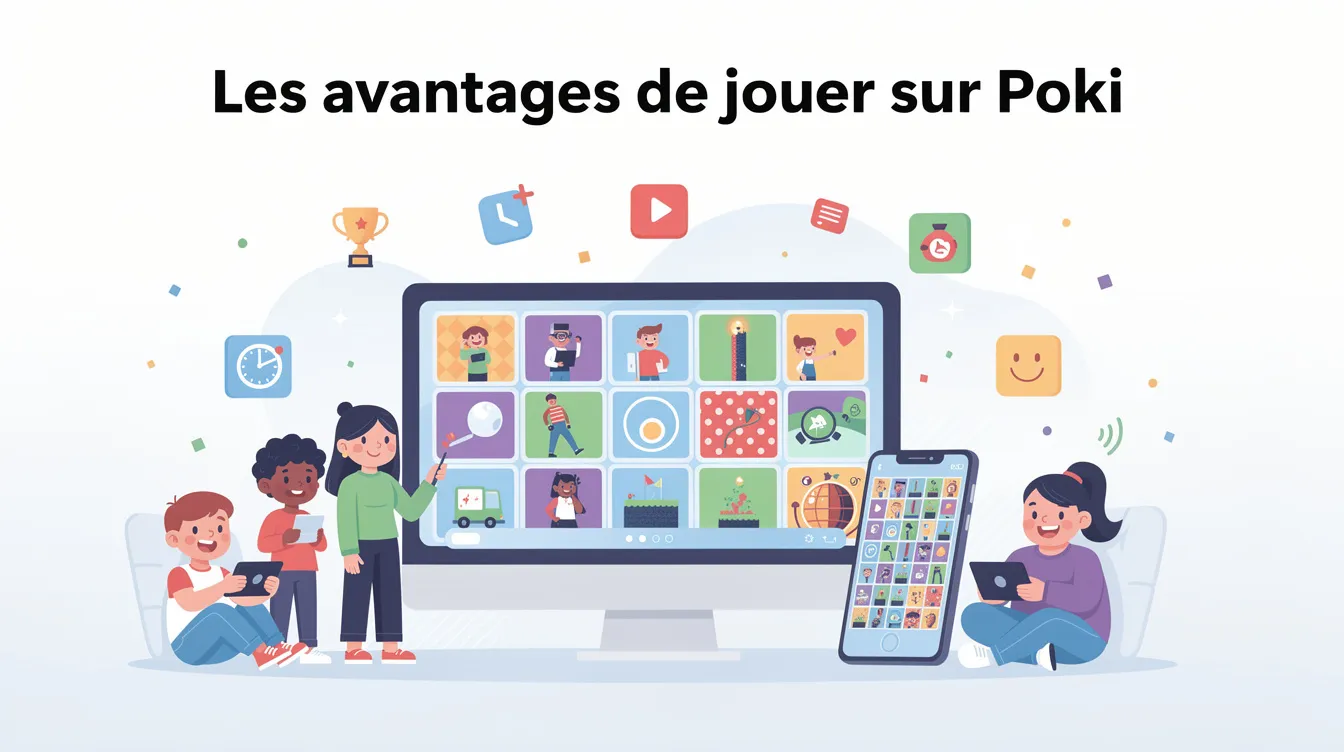 Les avantages de jouer sur Poki