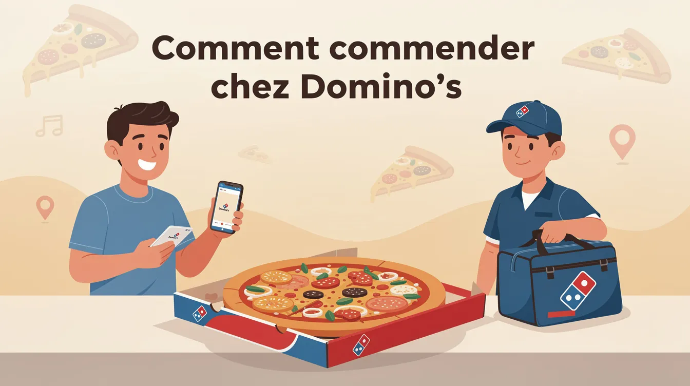 Comment commander chez Domino's