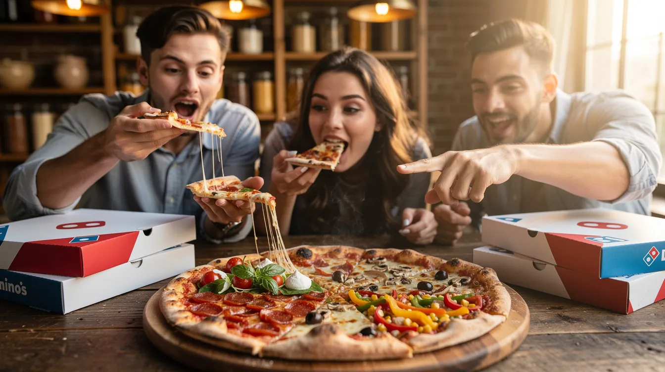 Découvrez les saveurs uniques de domino's pizza