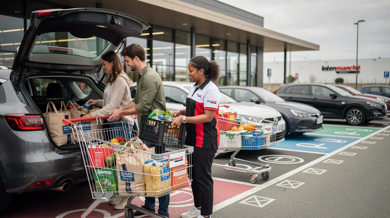 Intermarché drive : facilitez vos courses en ligne