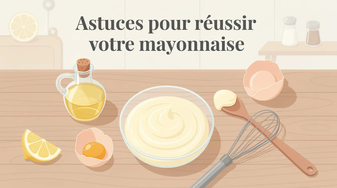 Astuces pour réussir votre mayonnaise