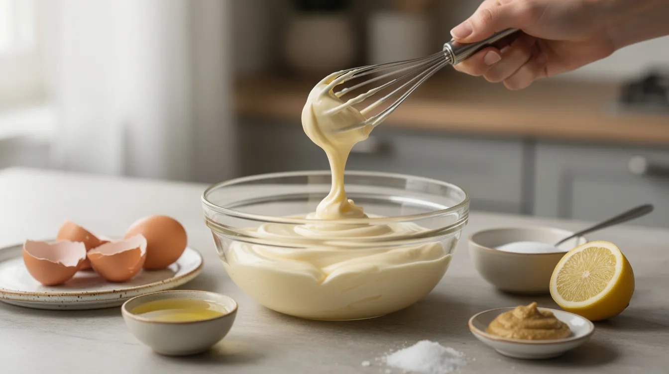 La meilleure mayonnaise maison : recette facile et rapide