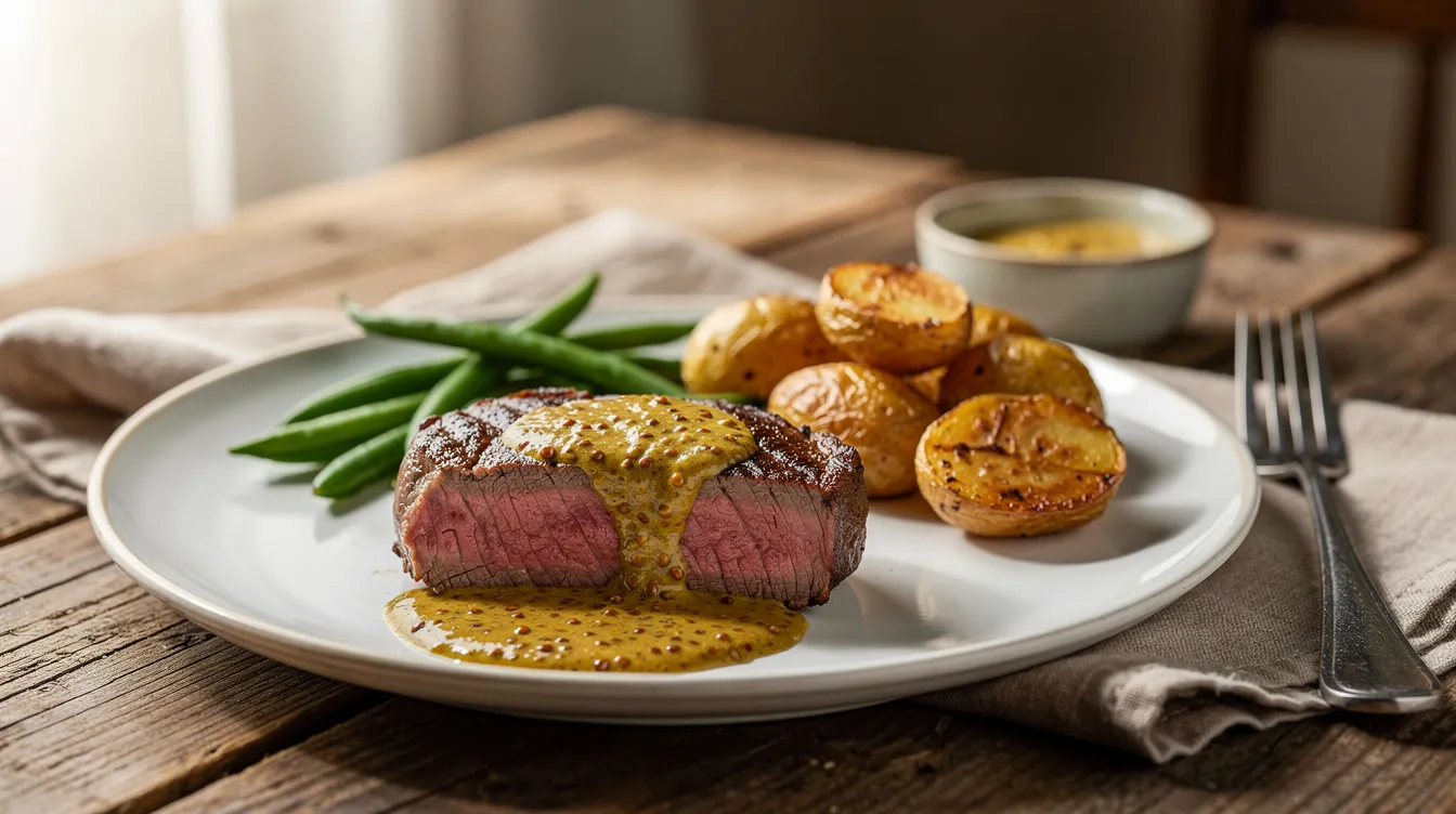 La meilleure recette de filet mignon à la moutarde
