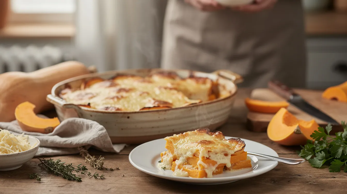 Le gratin de butternut : une recette gourmande et facile