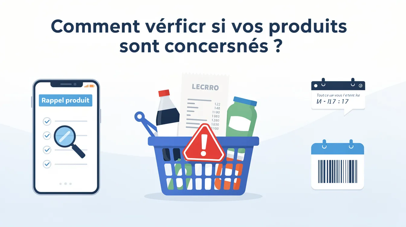 Comment vérifier si vos produits sont concernés ?