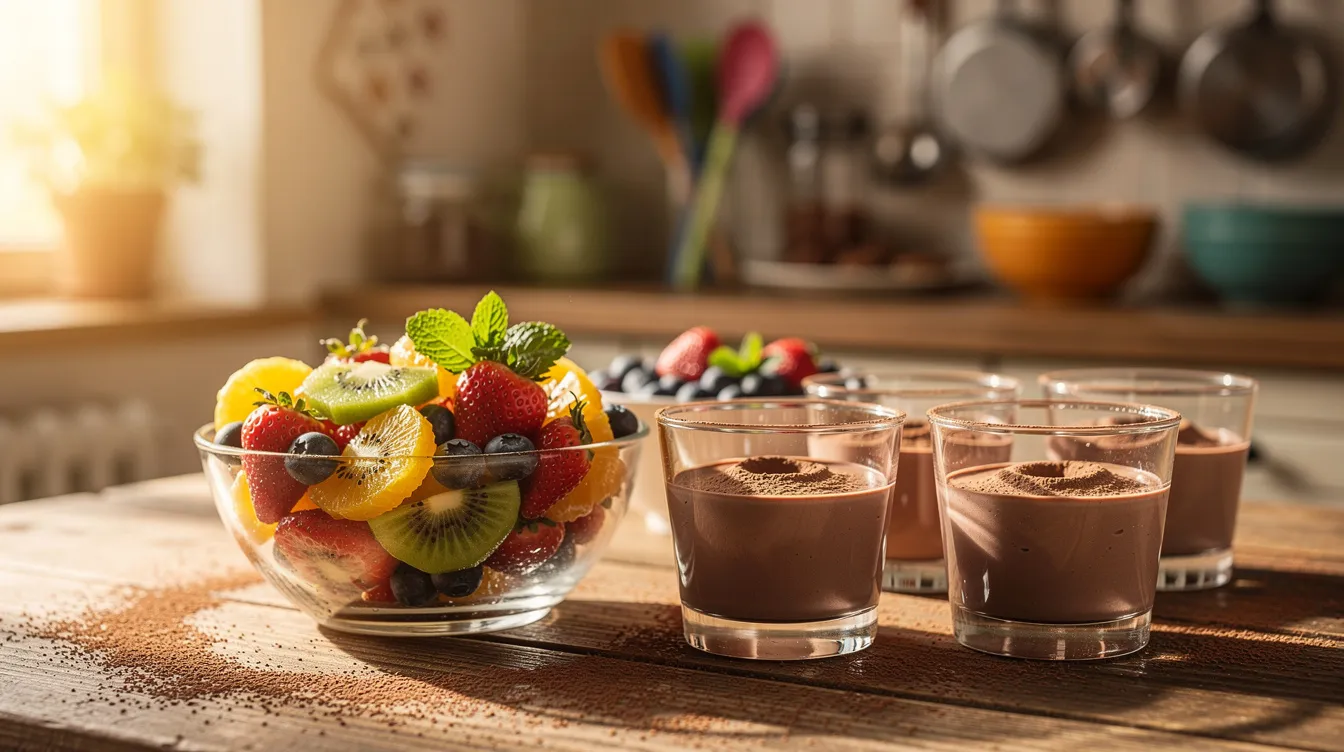Desserts légers après une raclette : 15 idées délicieuses 1 Recettes faciles et rapides à préparer