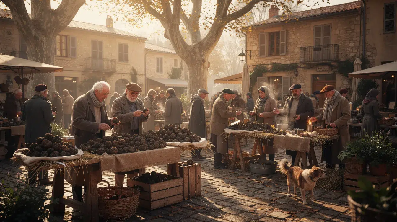 Marché aux truffes de richerenches : prix et secrets révélés