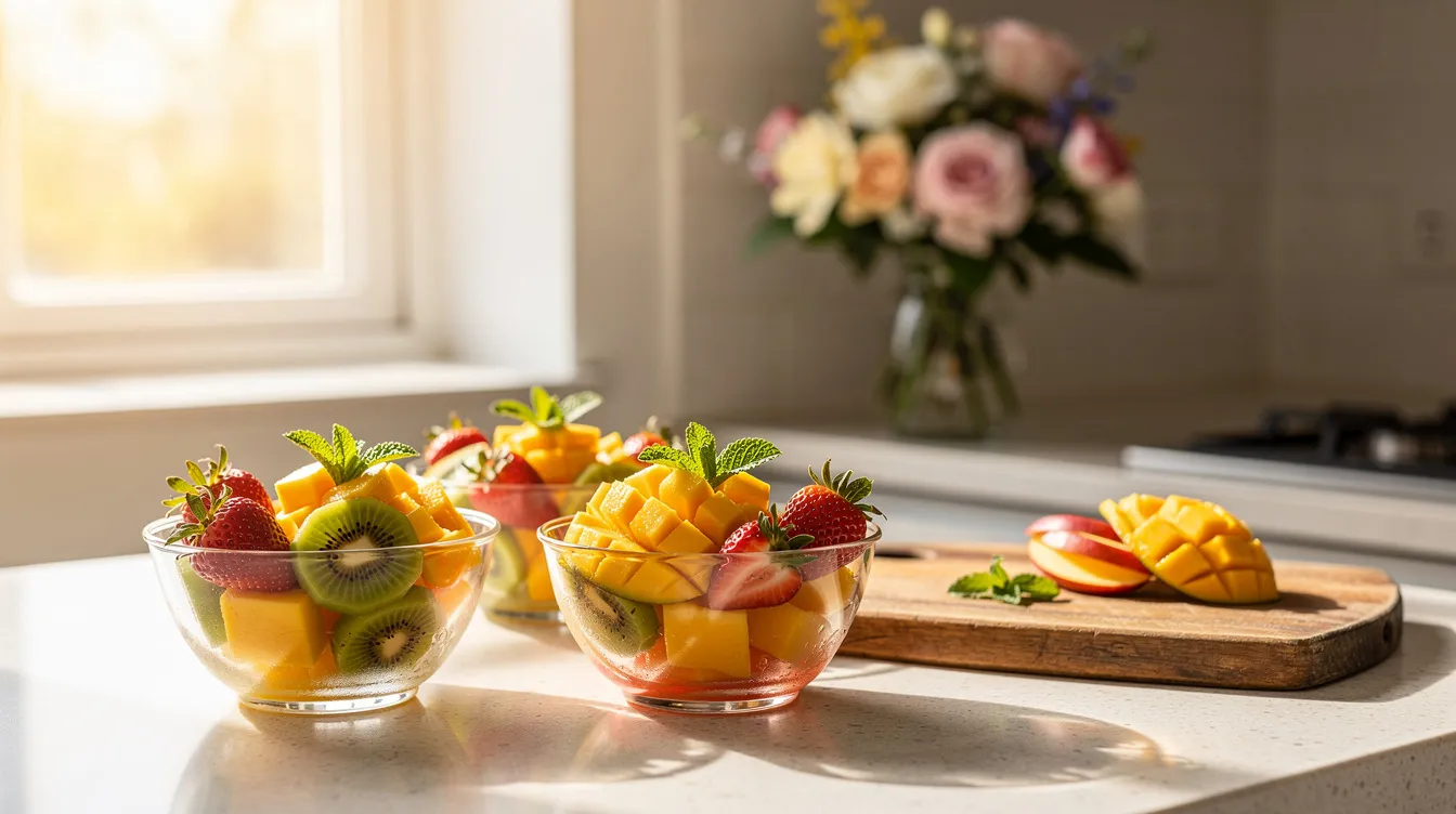 Recettes de desserts légers à servir