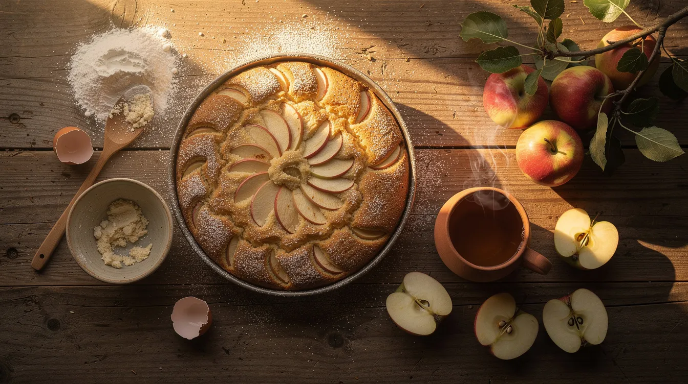 Gâteau au yaourt pomme cyril lignac : recette facile et moelleuse